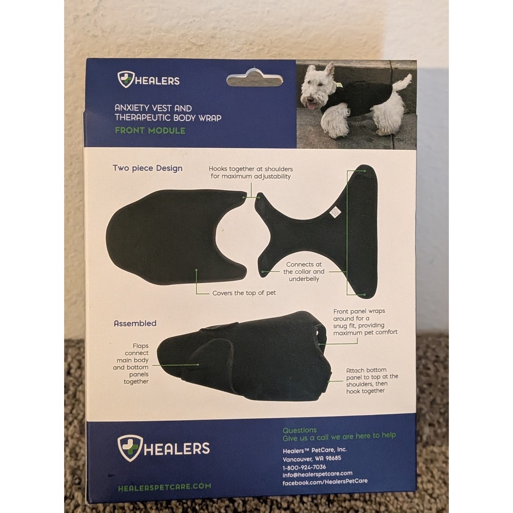 Healers Anxiety Vest Therapeutic Body Wrap Post Surgery Comfort‎ M NEW - Picture 8 of 8